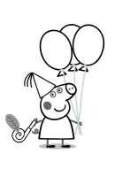Peppa Pig kleurplaat 30